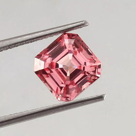 10.05 Ct Padparadscha Sapphire – Unheated Asscher Cut Gem